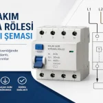 Kaçak akım koruma rölesi bağlantı şeması kapak görseli