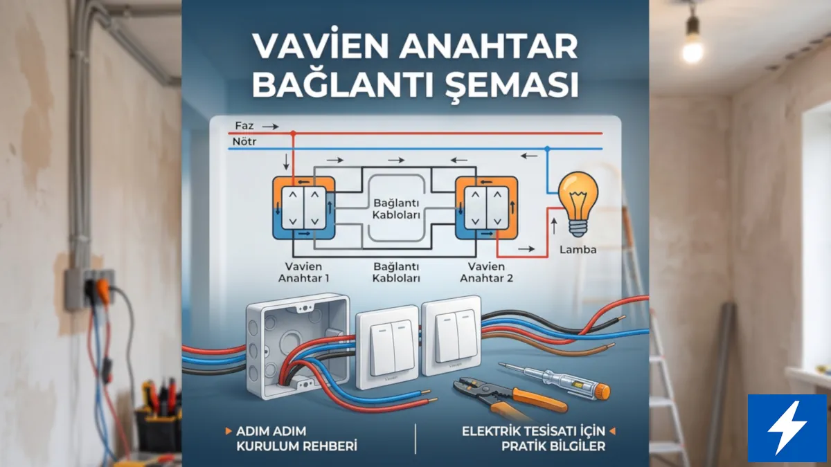 Vaviyen Anahtar Bağlantı Şeması: İki Farklı Noktadan Tek Bir Kontrol 1 Vavien anahtar bağlantı şeması kapak görseli