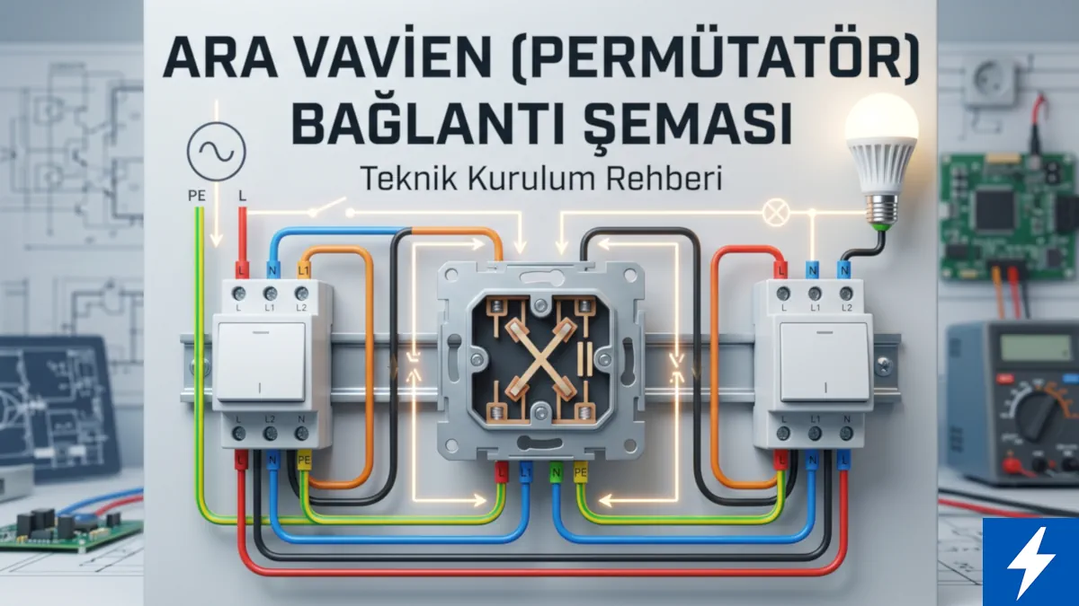 Ara Vaviyen (Permütatör) Bağlantı Şeması ve Çalışma Prensibi 1 Ara Vaviyen (Permütatör) Bağlantı Şeması
