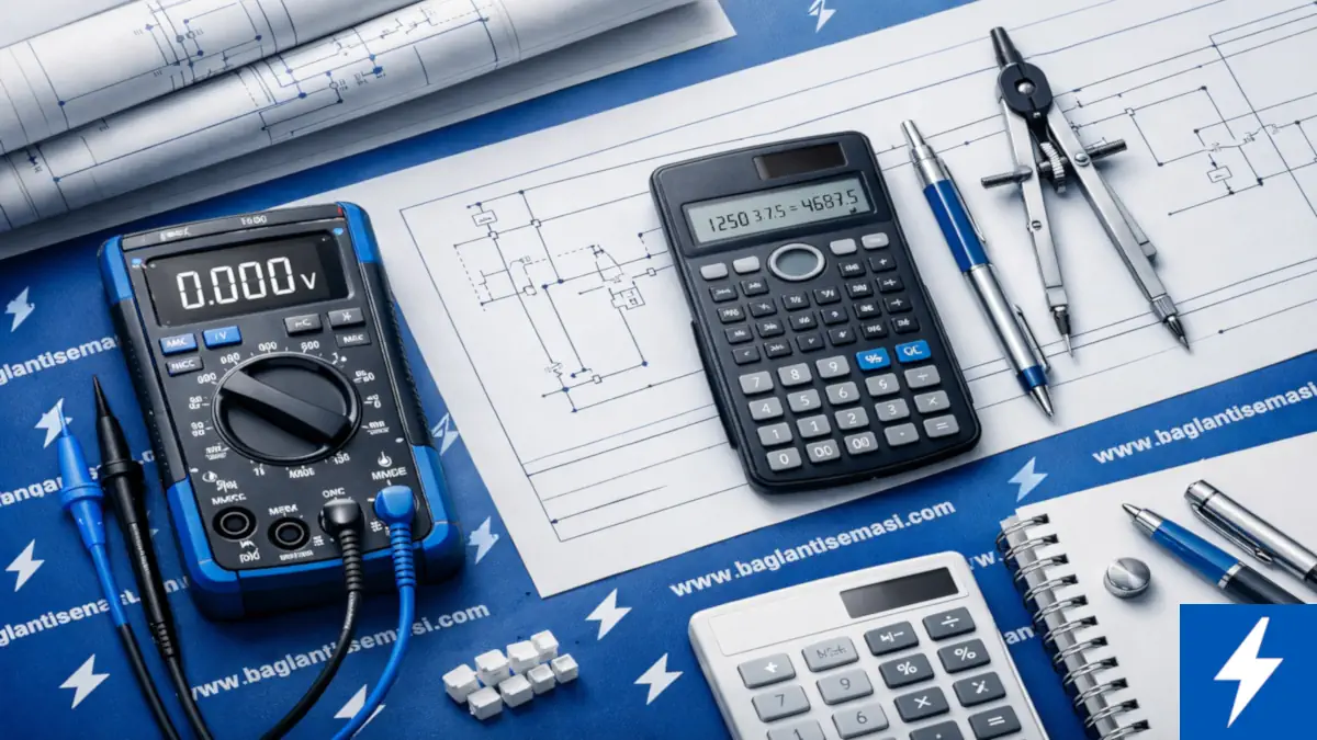 Elektrik ve Elektronik Hesaplama Araçları 1 Bağlantı şeması Elektrik ve Elektronik hesaplama araçları sayfası kapak görseli