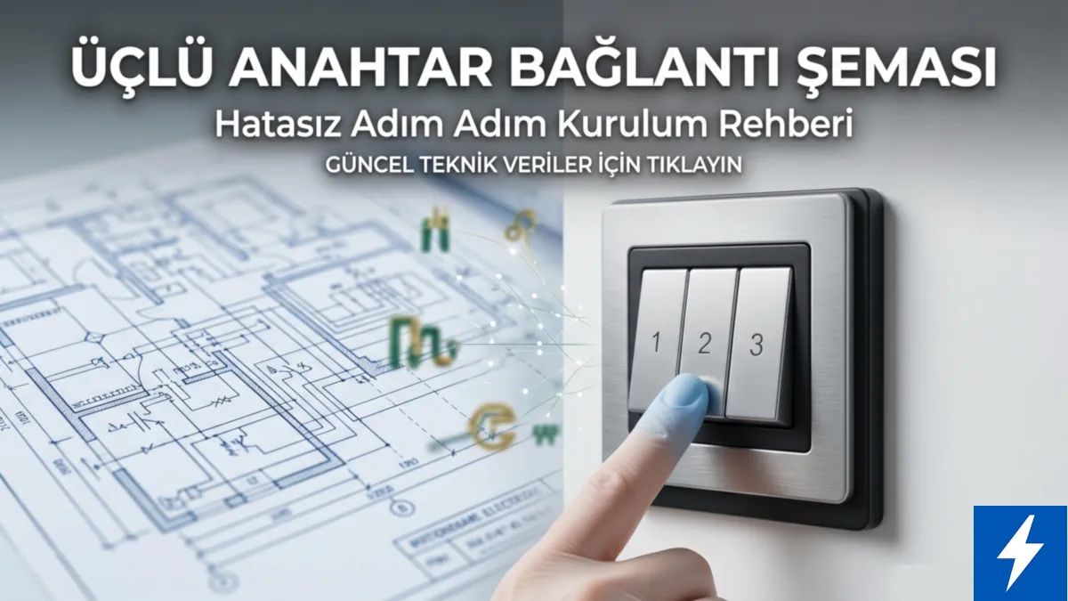 Üçlü Anahtar Bağlantı Şeması ve Montaj Kılavuzu: Detaylı Teknik Anlatım 1 Üçlü anahtar bağlantı şeması kapak görseli