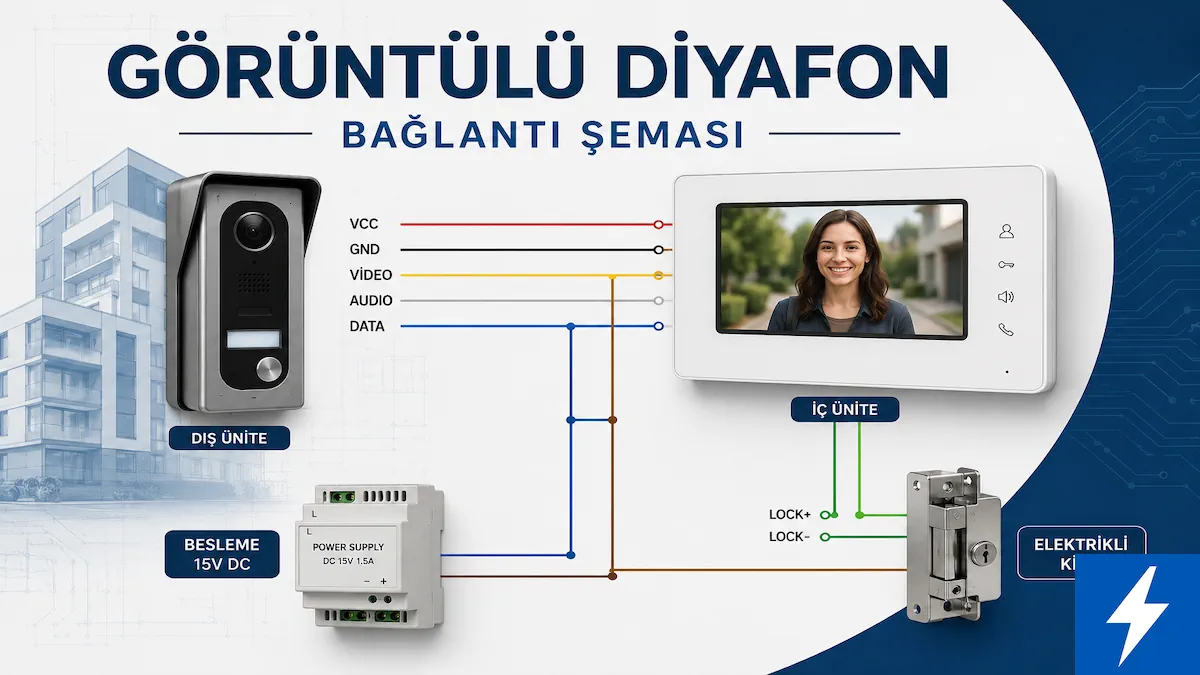 görüntülü diyafon bağlantı şeması kapak görseli