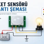 Hareket sensörü bağlantı şeması kapak görseli