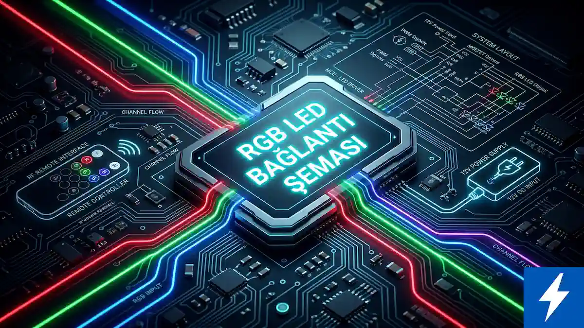 RGB led bağlantı şeması kapak görseli