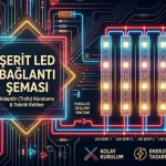 şerit led bağlantı şeması kapak görseli