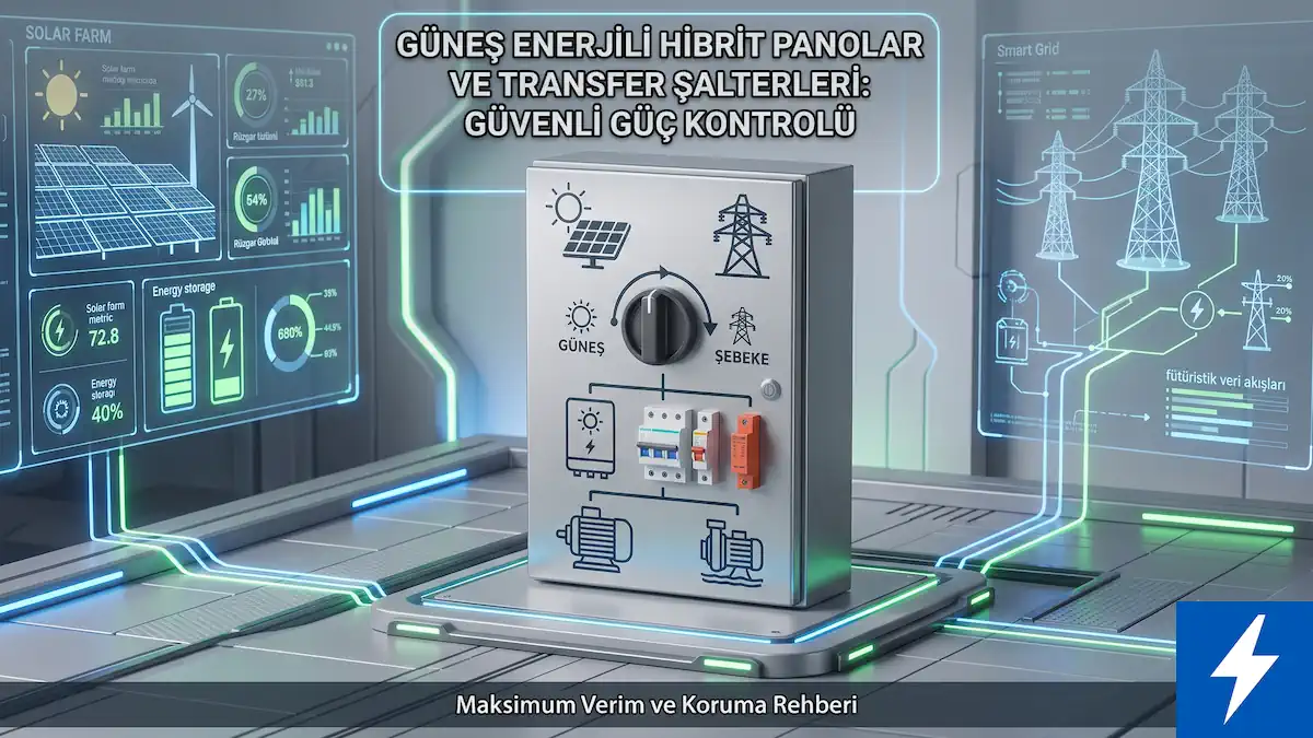 Solar Sürücü Şebeke Ayırıcı Şalter Bağlantı şeması kapak görseli