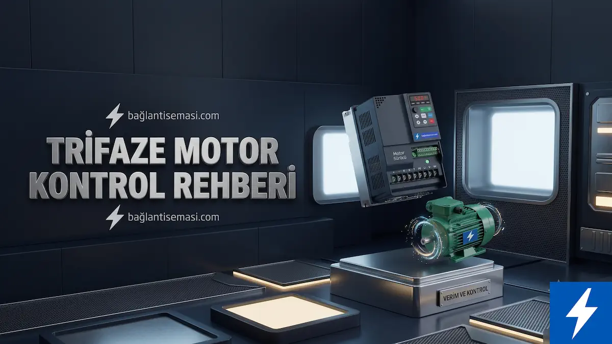 Trifaze Motor Sürücü Bağlantı Şeması (VFD Kurulumu) 1 trifaze motor sürücü bağlantı şeması kapak görseli