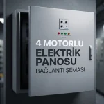 4 Motorlu Elektrik Panosu Bağlantı Şeması: TMŞ, Kontaktör ve Koruma Rölesi Entegrasyonu 5 4 motorlu elektrik panosu bağlantı şeması