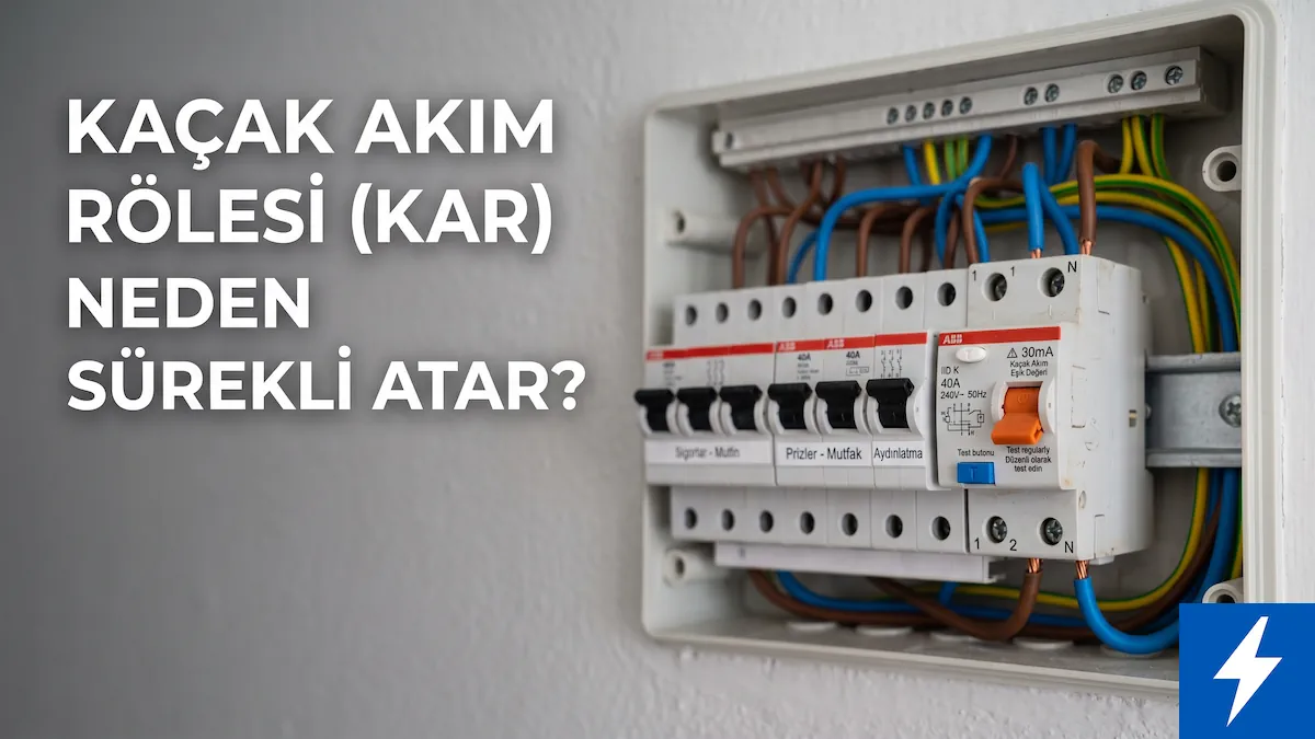 Kaçak akım rölesi neden sürekli atar kapak görseli